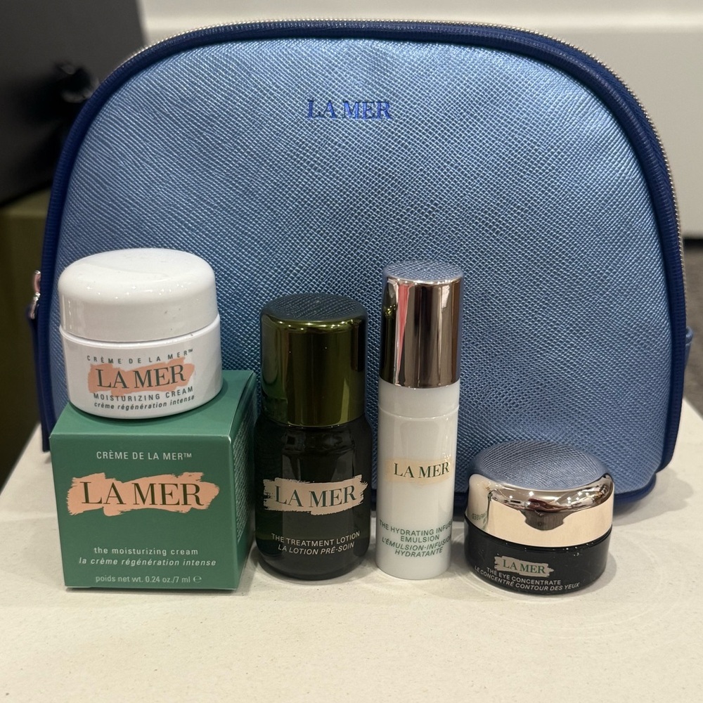 La Mer 5 piece Small Miracles Skincare Bundle Deluxe Travel Size Skincare